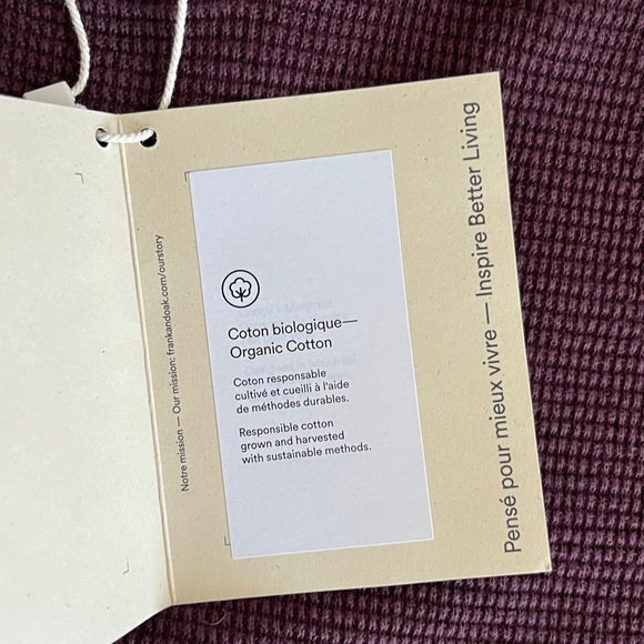 NWT - Frank & Oak Men’s Waffle Knit Organic Cotton Sweater - Size XL - Picture 10 of 11